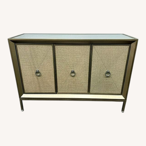 Used Rosdorf Park Morfa Gray Wood Upholstered  for sale on AptDeco