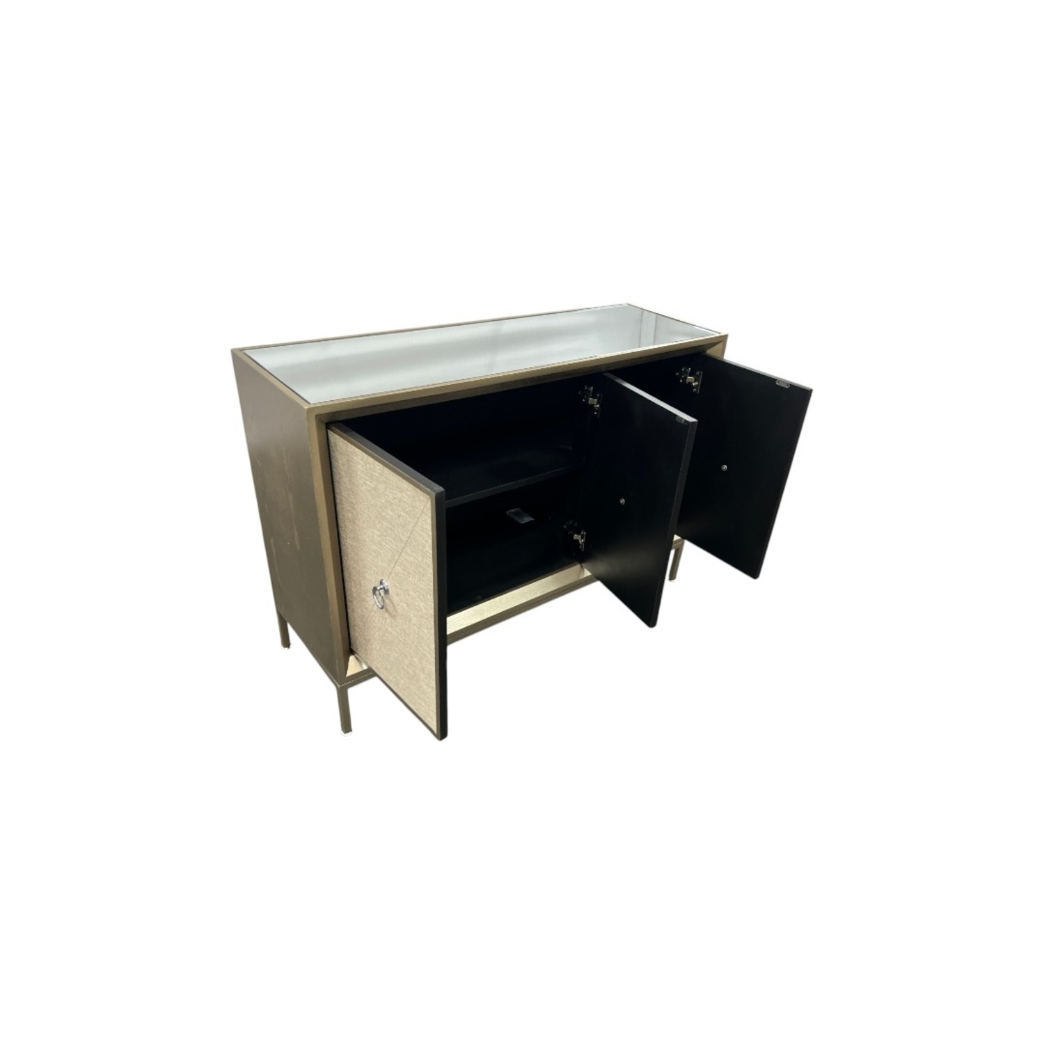 Rosdorf Park Morfa Gray Wood Upholstered  - image-9