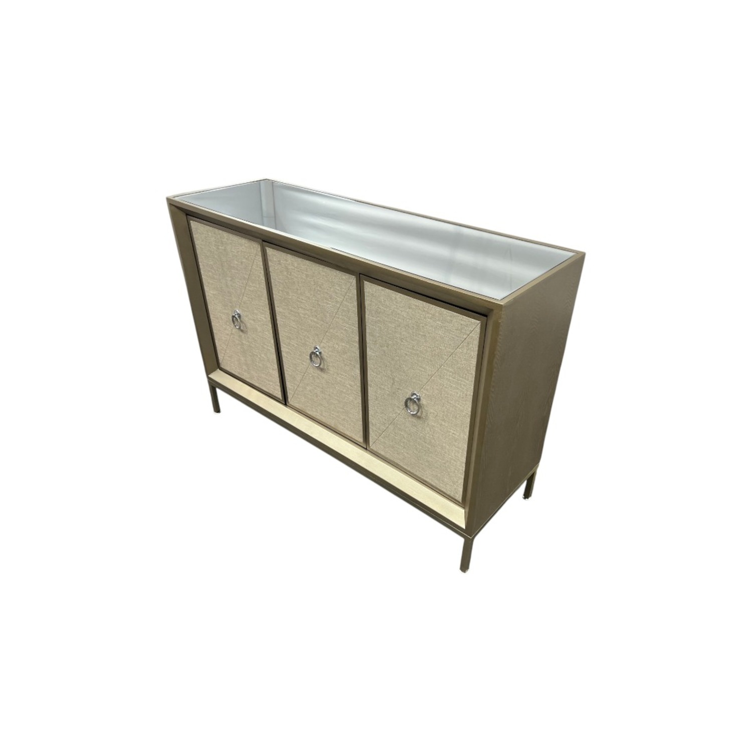 Rosdorf Park Morfa Gray Wood Upholstered  - image-3