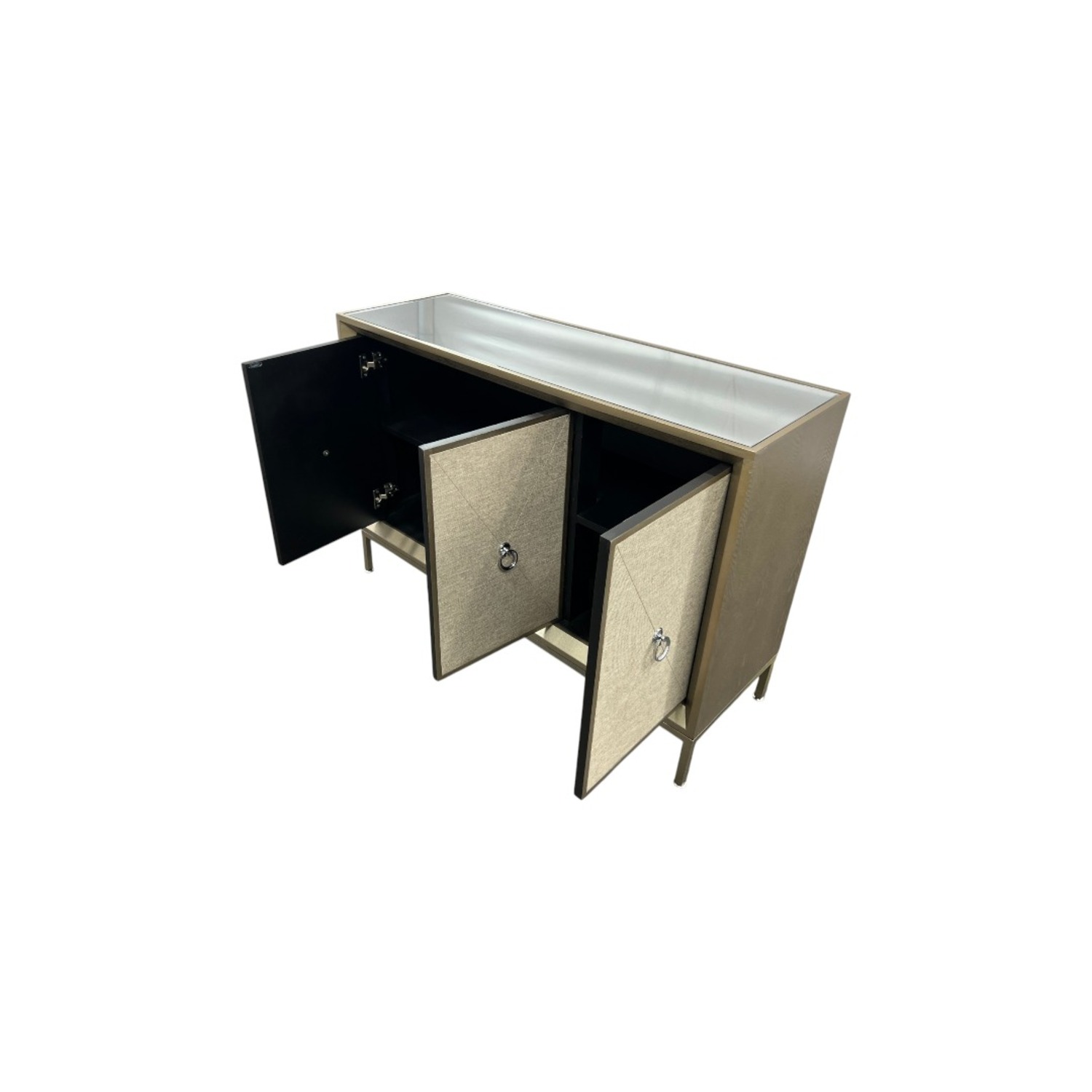 Rosdorf Park Morfa Gray Wood Upholstered  - image-8