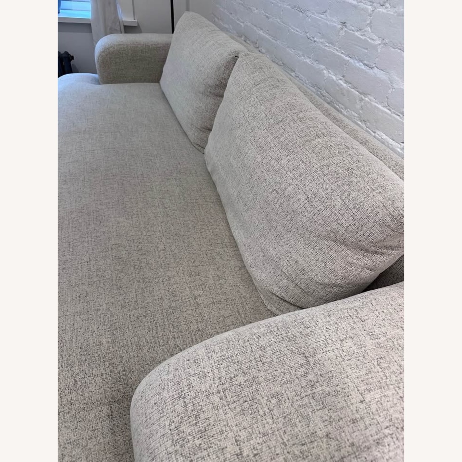 West Elm Martense Curved Sofa - image-4