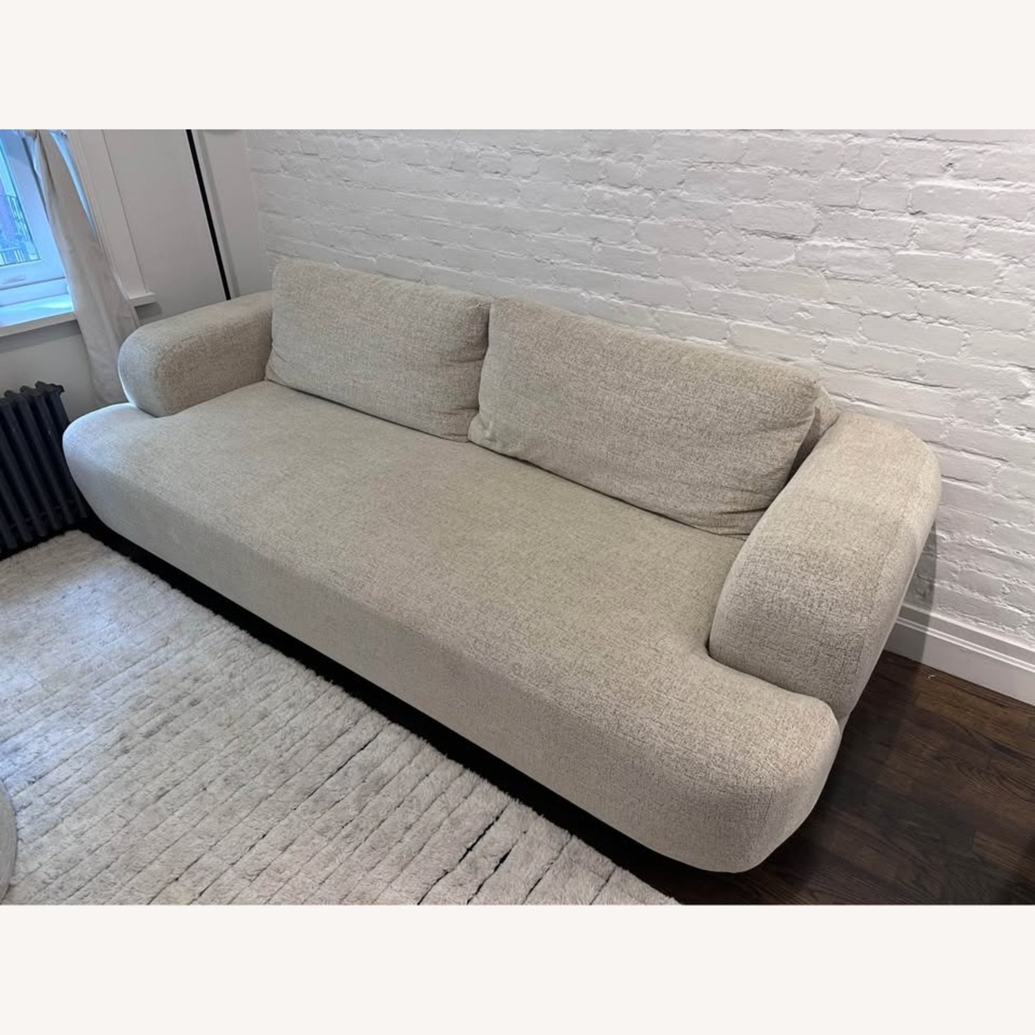West Elm Martense Curved Sofa - image-3