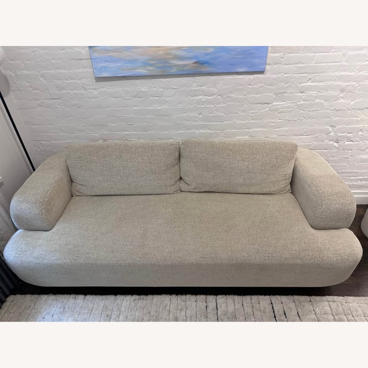 West Elm Martense Curved Sofa - image-1