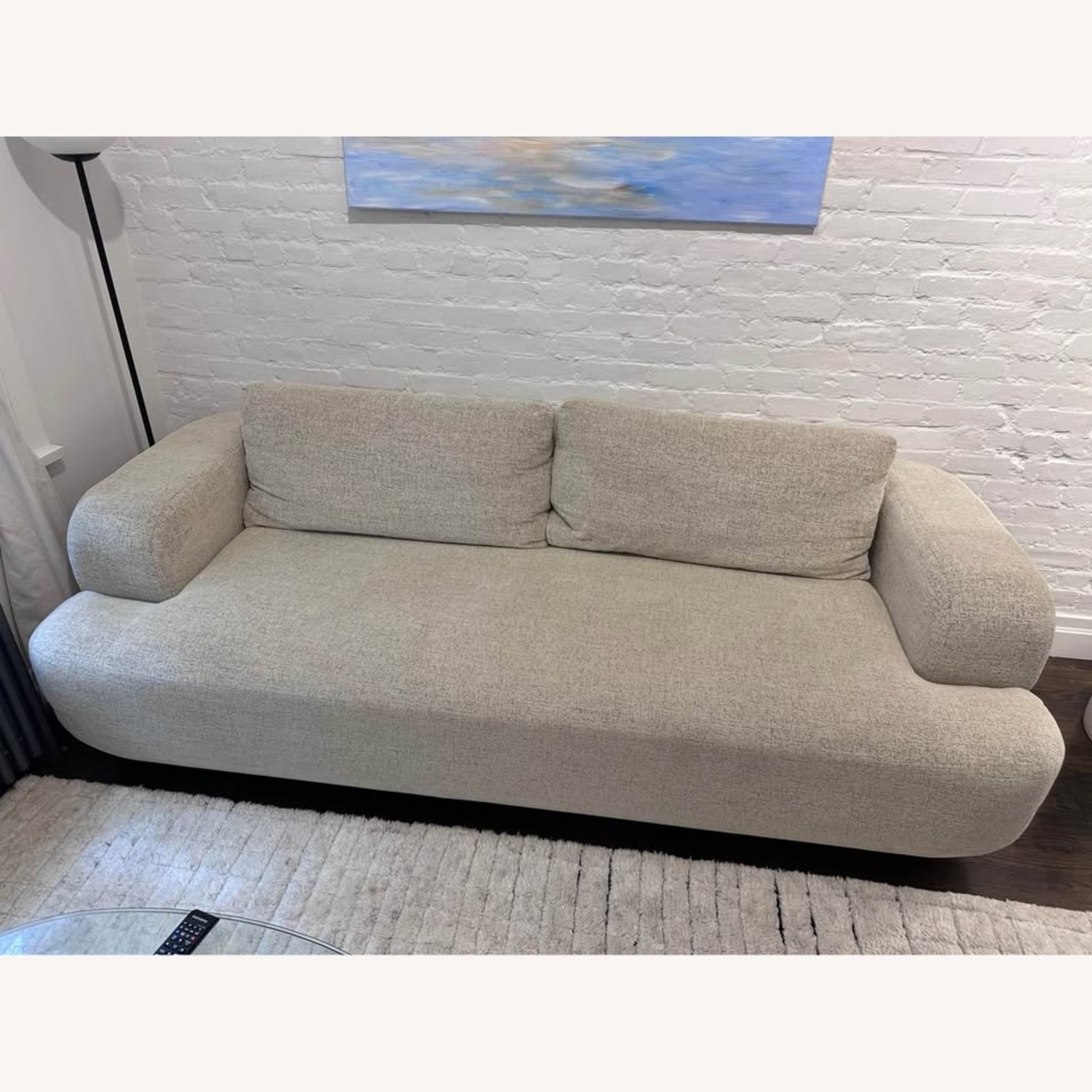 West Elm Martense Curved Sofa - image-2