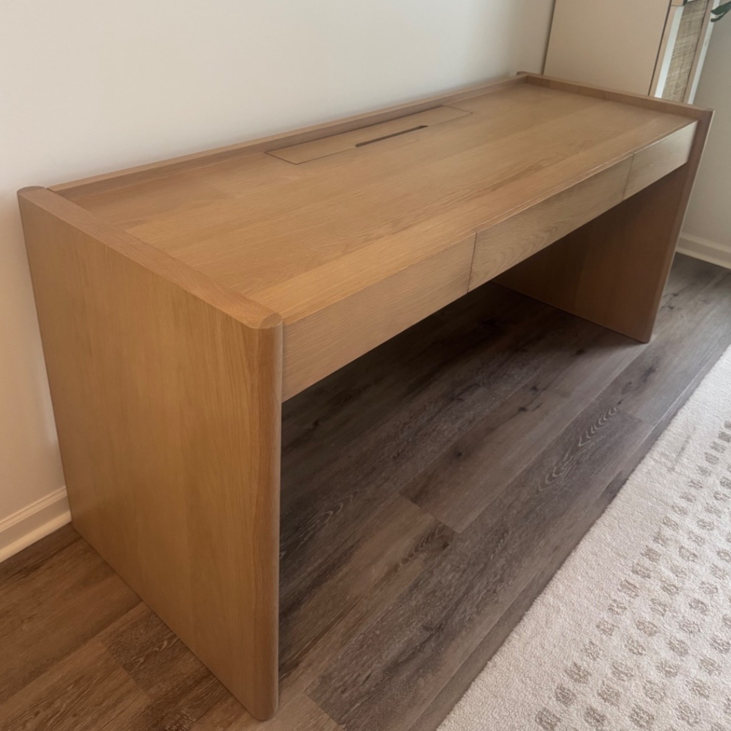 Article Torme Scandinavian White Oak Desk - image-3