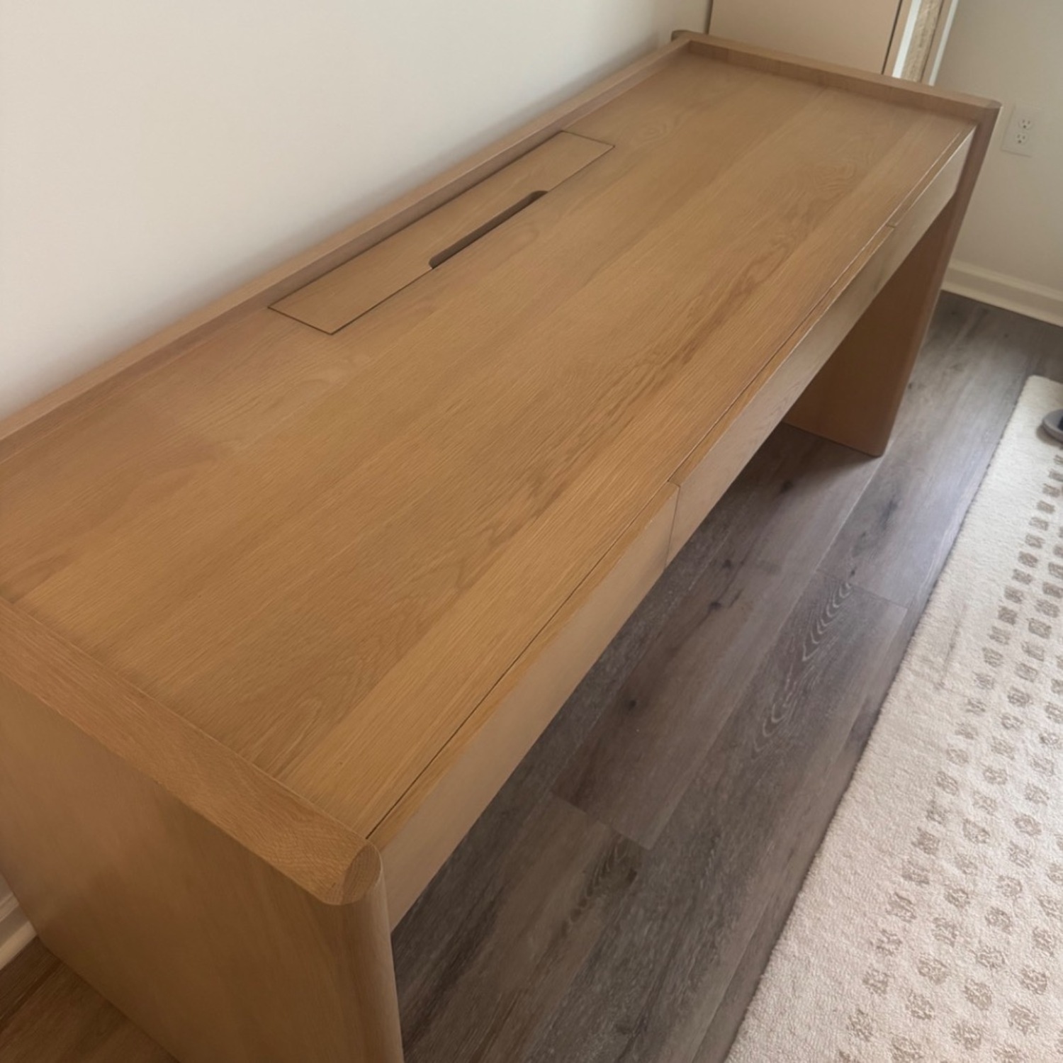 Article Torme Scandinavian White Oak Desk - image-4