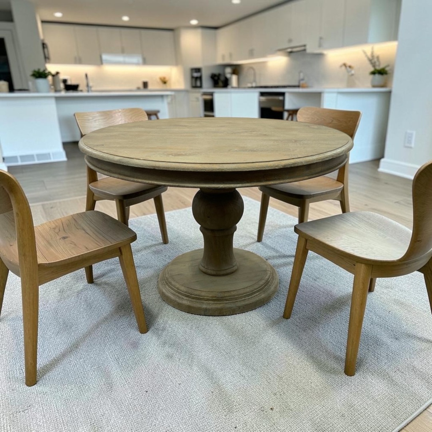 Dovetail Furniture Mango Solid Wood Dining Table - image-1