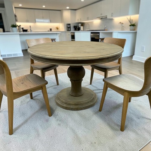 Used Dovetail Furniture Mango Solid Wood Dining Table for sale on AptDeco