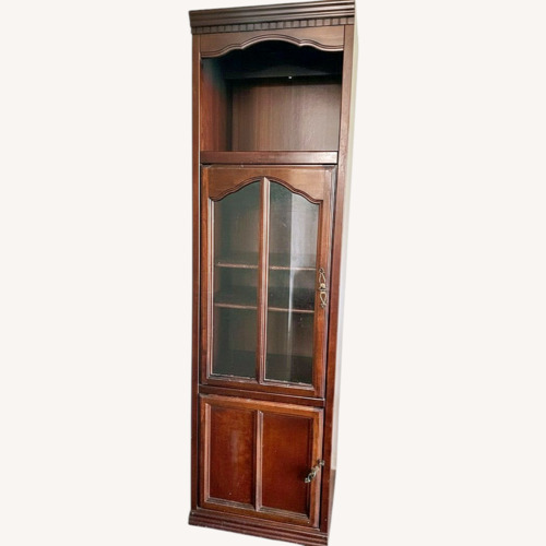 Used Oak Furniture West Curio Cabinet for sale on AptDeco