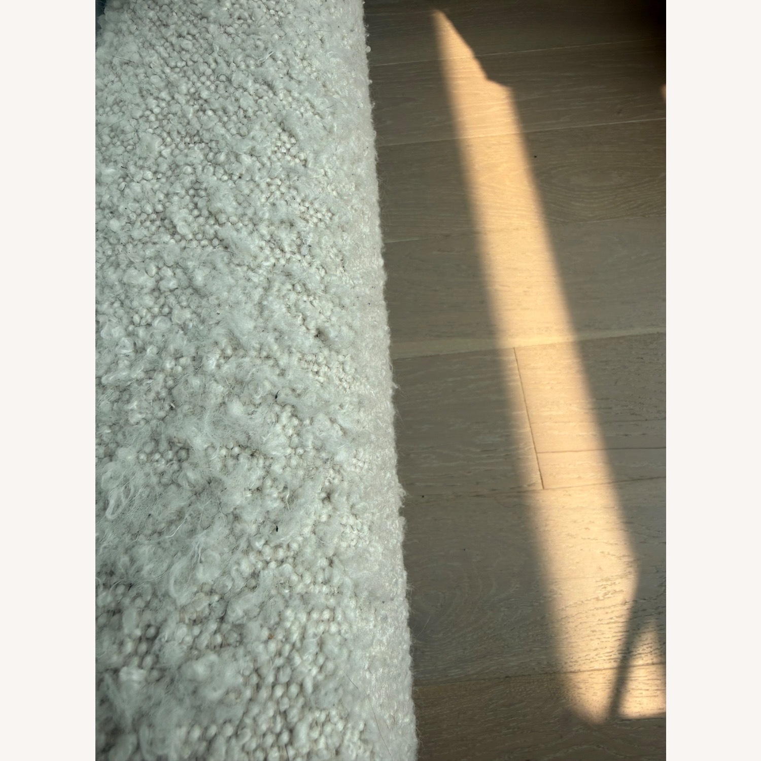 Article Kayra White Boucle Queen Bed - image-2