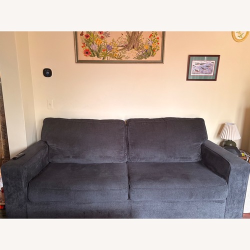 Used Ashley Furniture Altari Dark Gray Fabric 2 Seater Sofa for sale on AptDeco