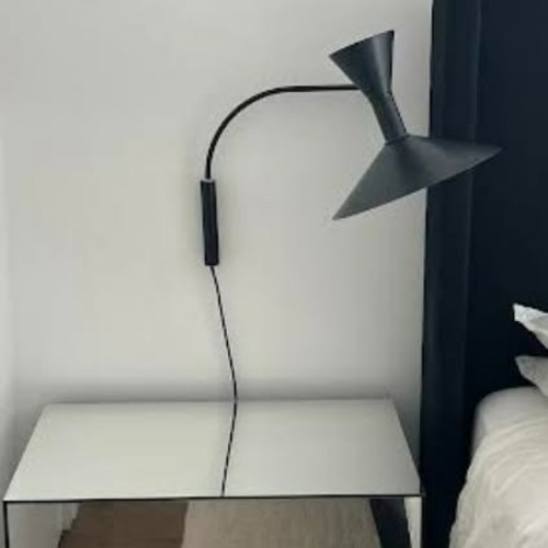 Used Black Wall Lamp Le Corbusier Lampe de Marsielle for sale on AptDeco