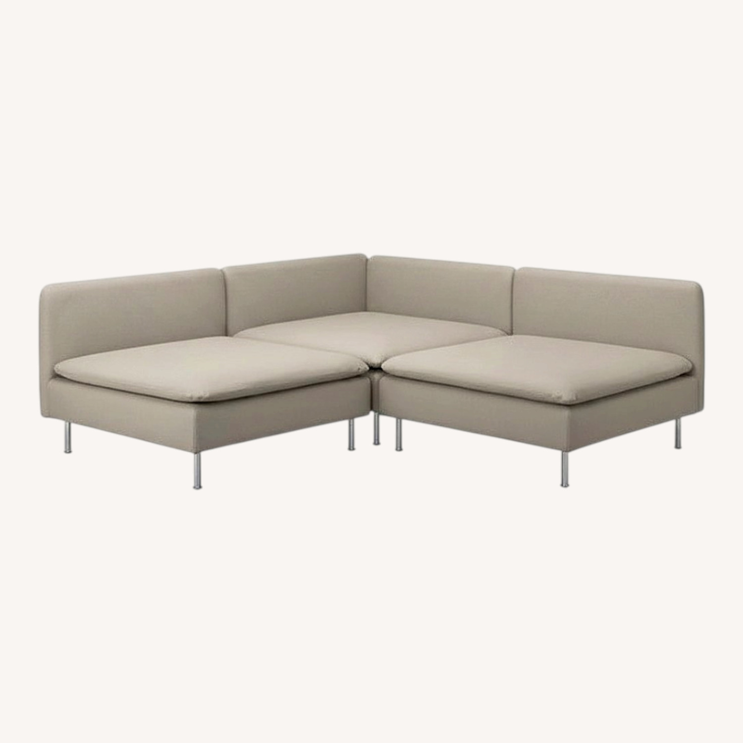IKEA Soederhamn Natural Fabric 3+ Piece Sectional - image-0