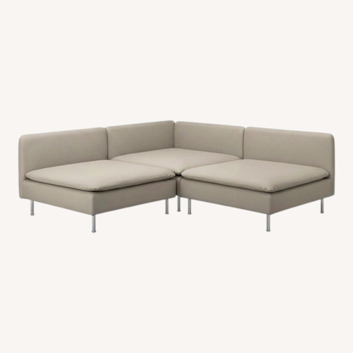 Used IKEA Soederhamn Natural Fabric 3+ Piece Sectional for sale on AptDeco