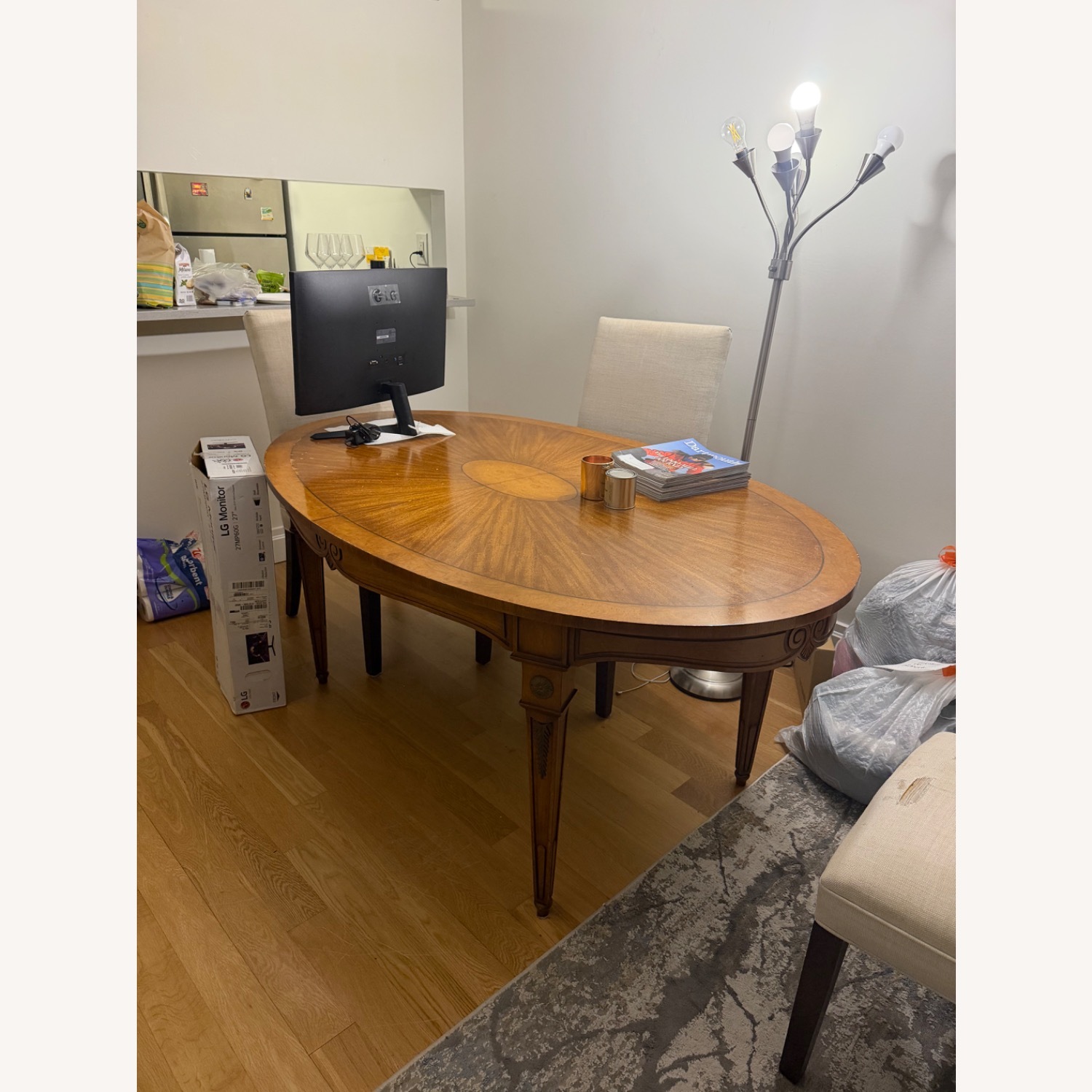 Custom Vintage Extendable Table Real Wood - image-1
