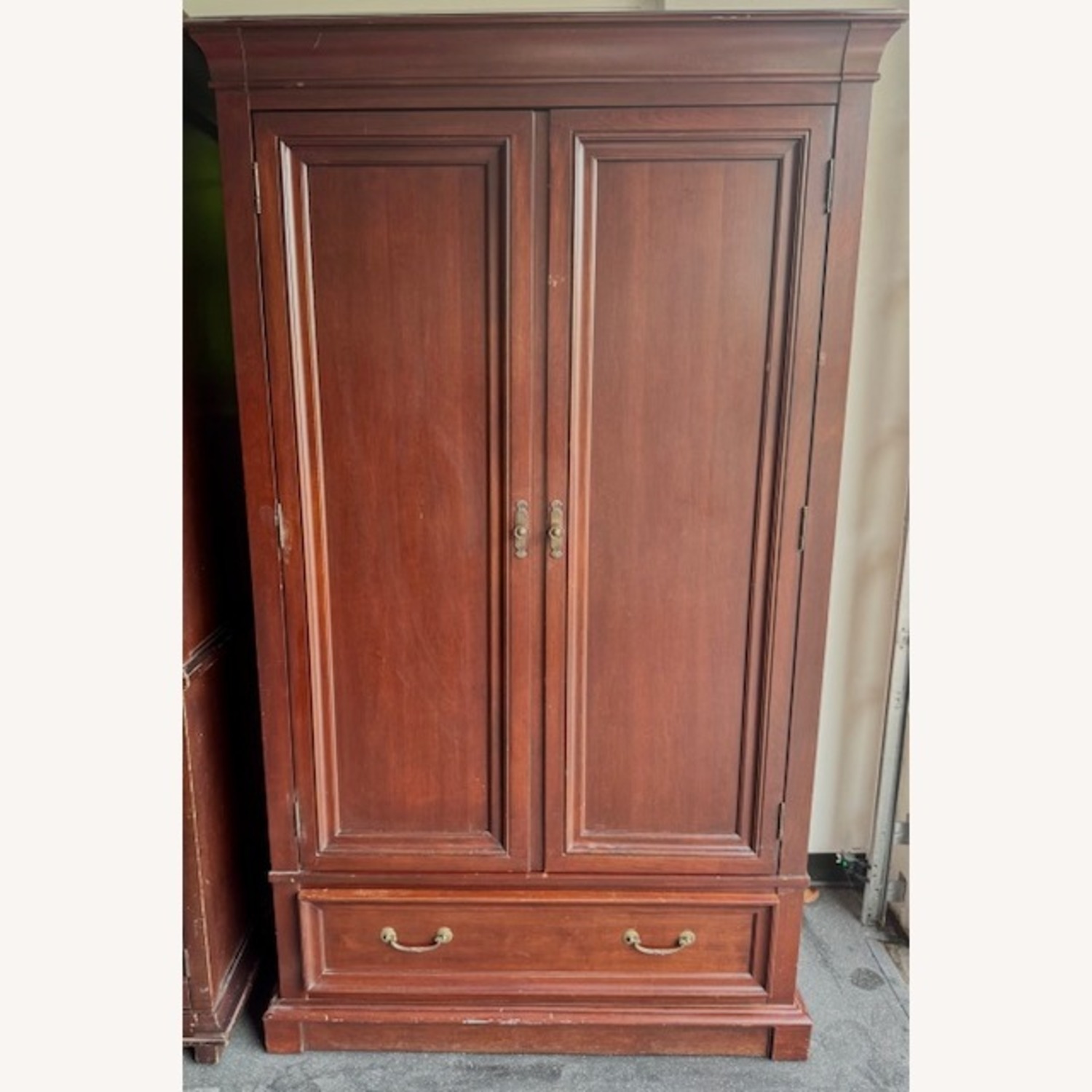 Dark Brown Wood Armoire by Vermont Tubbs  - image-1
