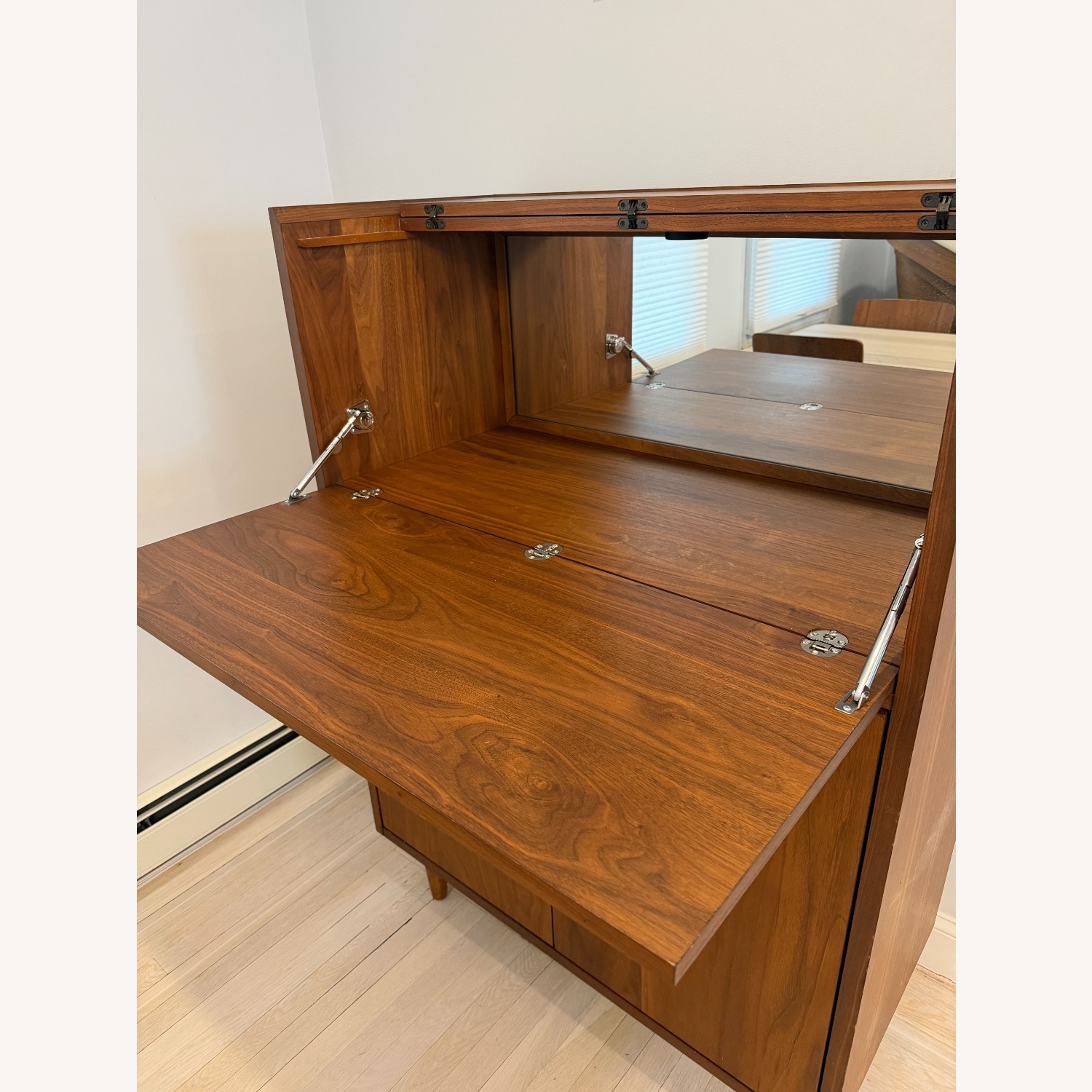 Crate & Barrel Tate Bar Cabinet - image-4