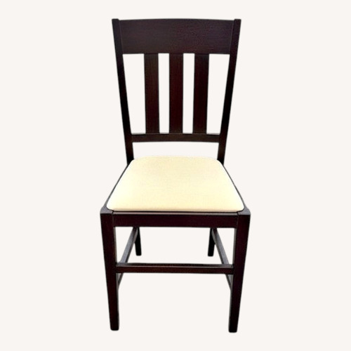 Used Dark Brown Wood Dining Chairs for sale on AptDeco
