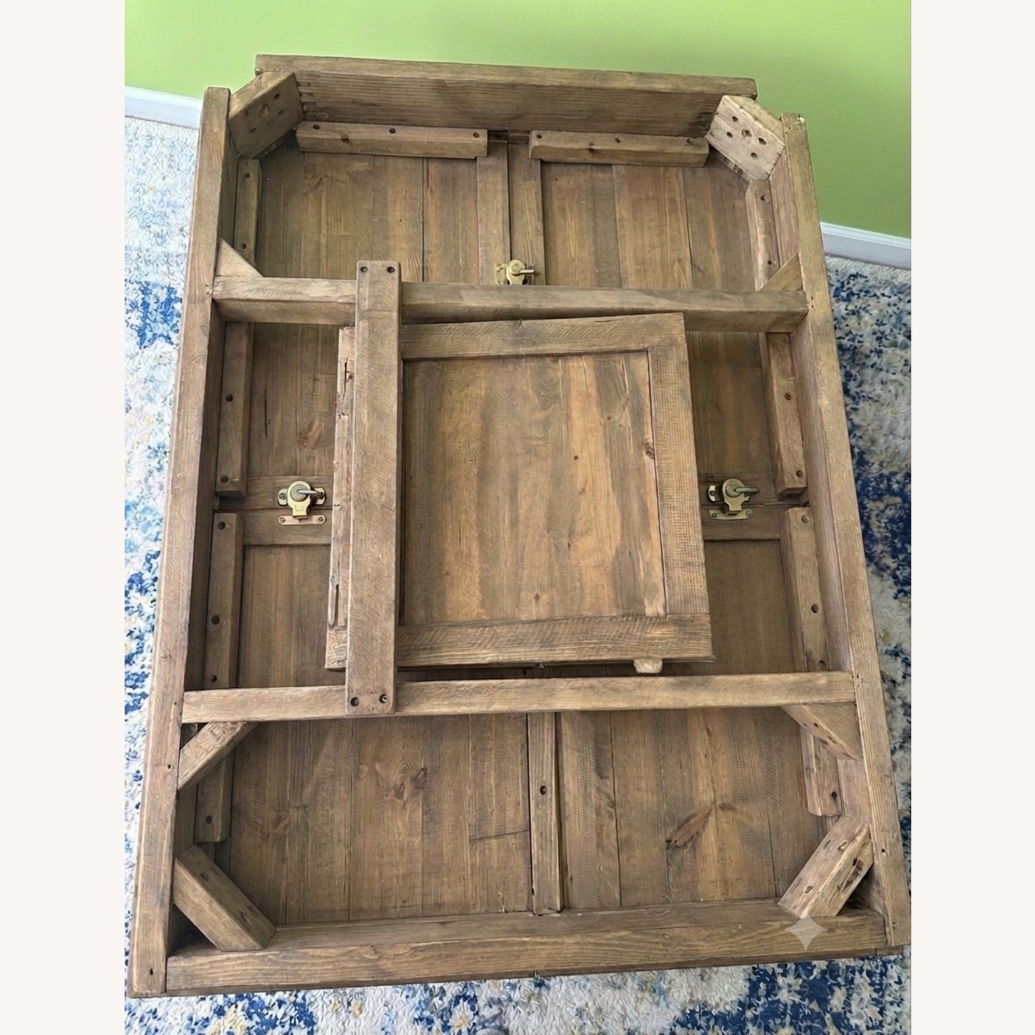 Restoration Hardware Reclaimed  1900s Boulangerie Oak Extension Dining Table - image-3