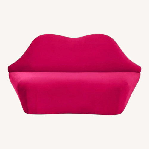 Used Wayfair Pink Velvet Loveseat for sale on AptDeco