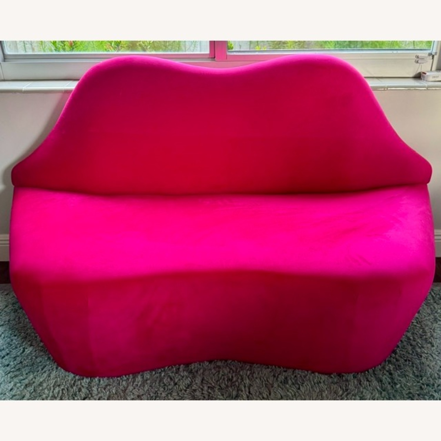 Wayfair Pink Velvet Loveseat - image-2