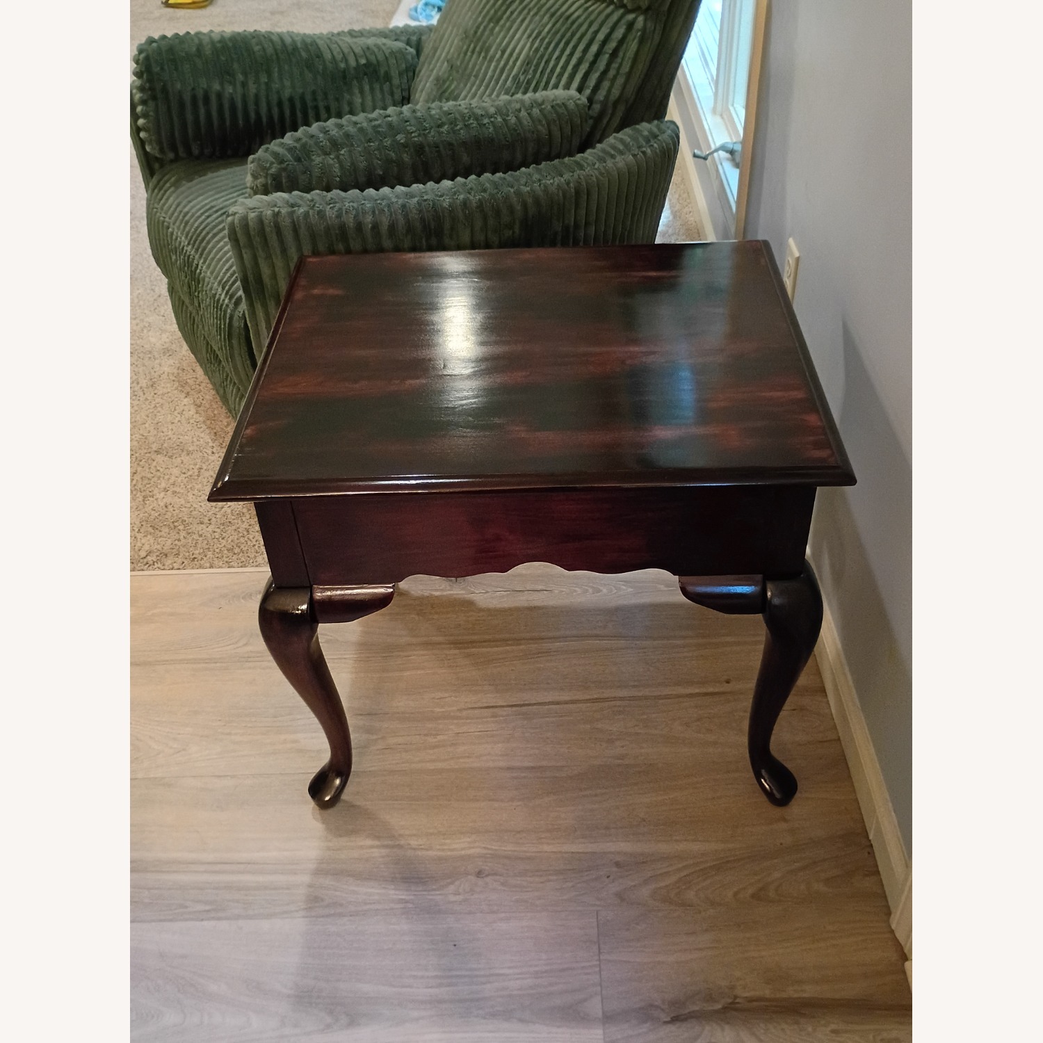 Broyhill Furniture Dark Brown Wood Side Table - image-4