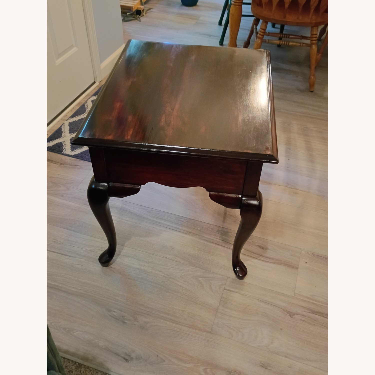 Broyhill Furniture Dark Brown Wood Side Table - image-6