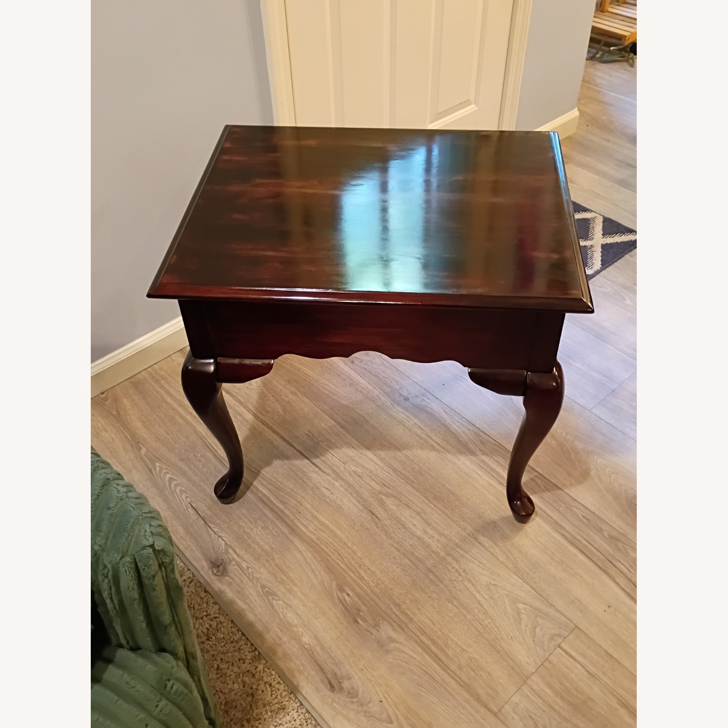 Broyhill Furniture Dark Brown Wood Side Table - image-8