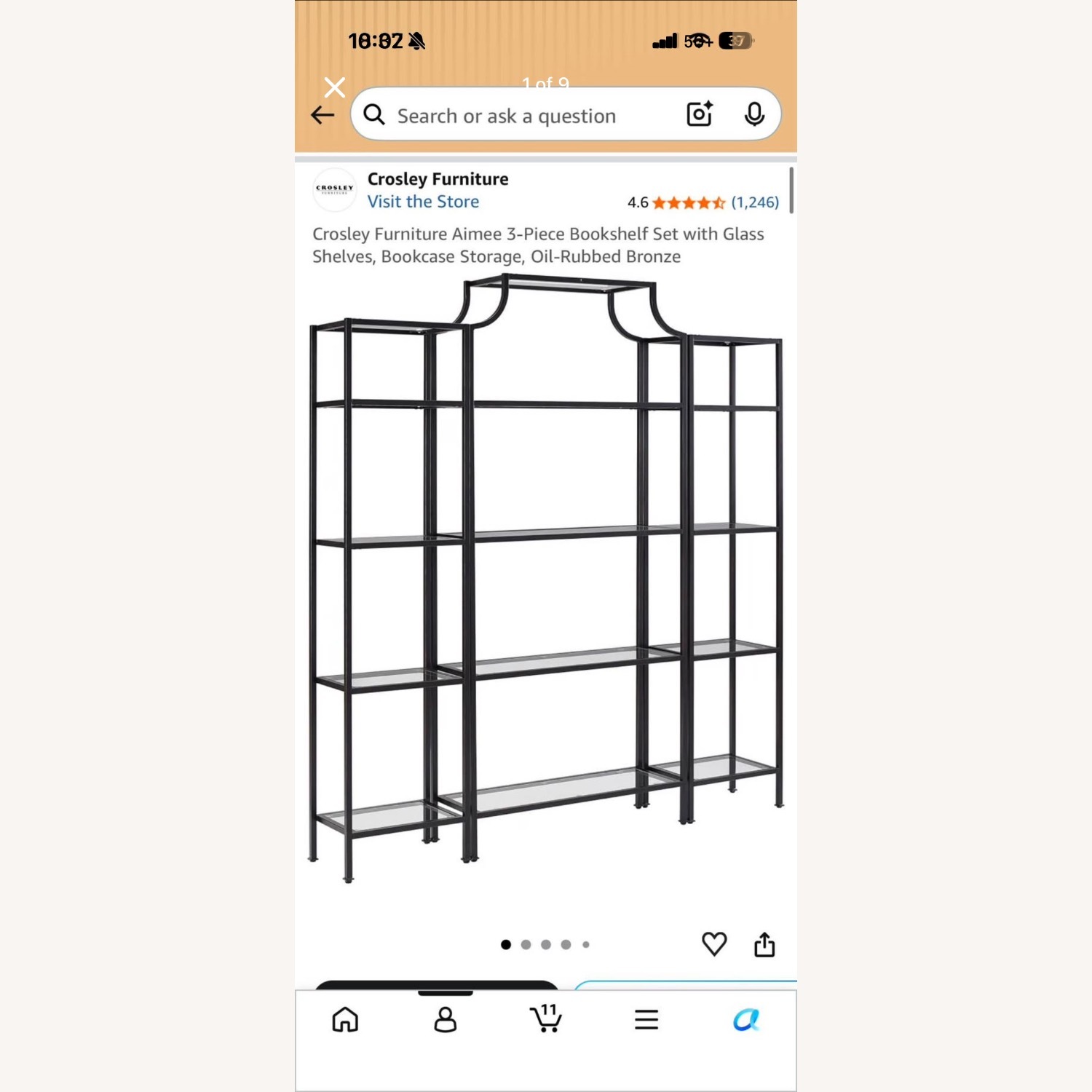 Crosley Aimee 3-Piece Etagere Set - image-1
