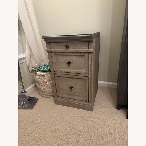 Used Pottery Barn Livingston 2 Drawer File Cabinet for sale on AptDeco