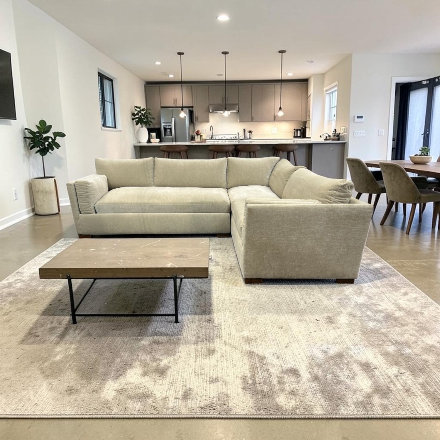 Benchmade Modern Fairfax Sectional Couch - image-1