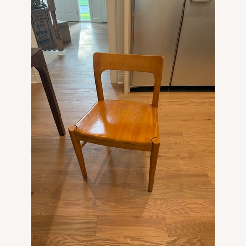 Used Anthropologie Heritage Ash Wood Dining Chairs for sale on AptDeco