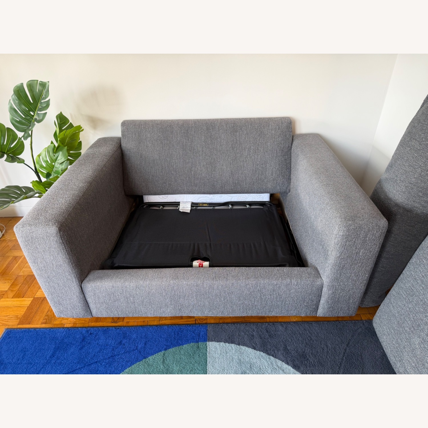 West Elm Urban Twin Sleeper Apartment Loveseat - image-2