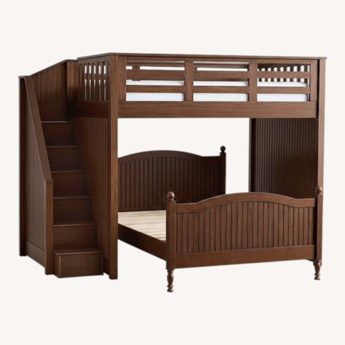 Used PBK Catalina Stair Loft Bed & Lower Bed Set for sale on AptDeco