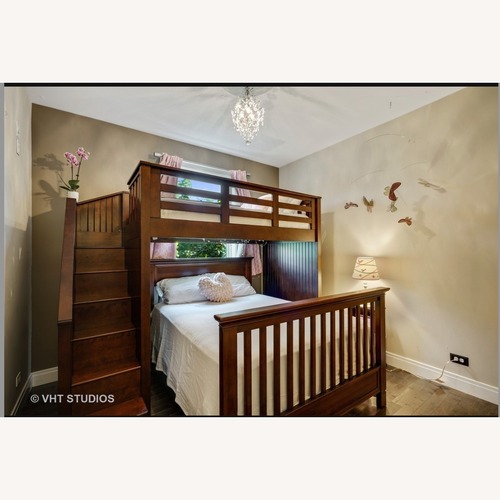 Used PBK Catalina Stair Loft Bed & Lower Bed Set for sale on AptDeco