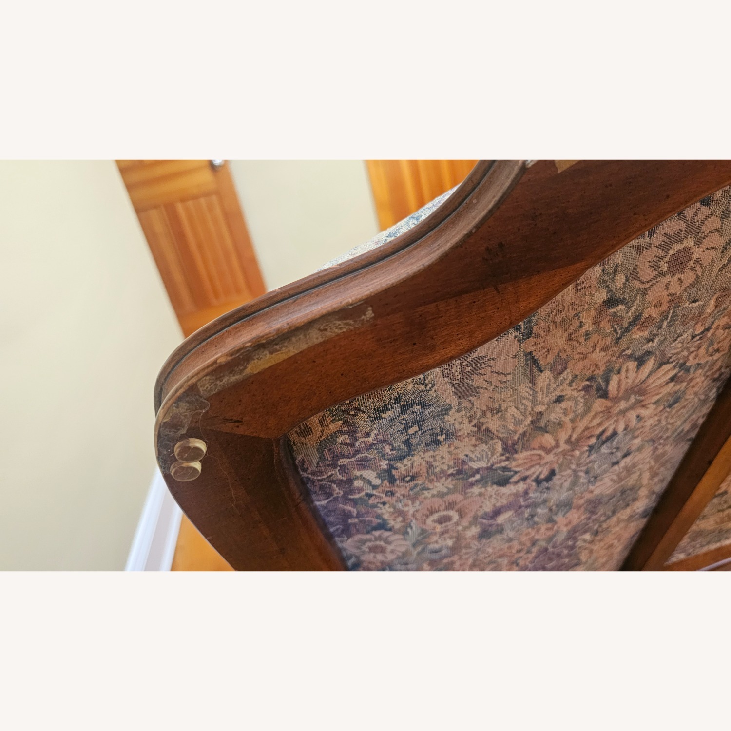 Vintage/Antique Finds Wood Armchair - image-4