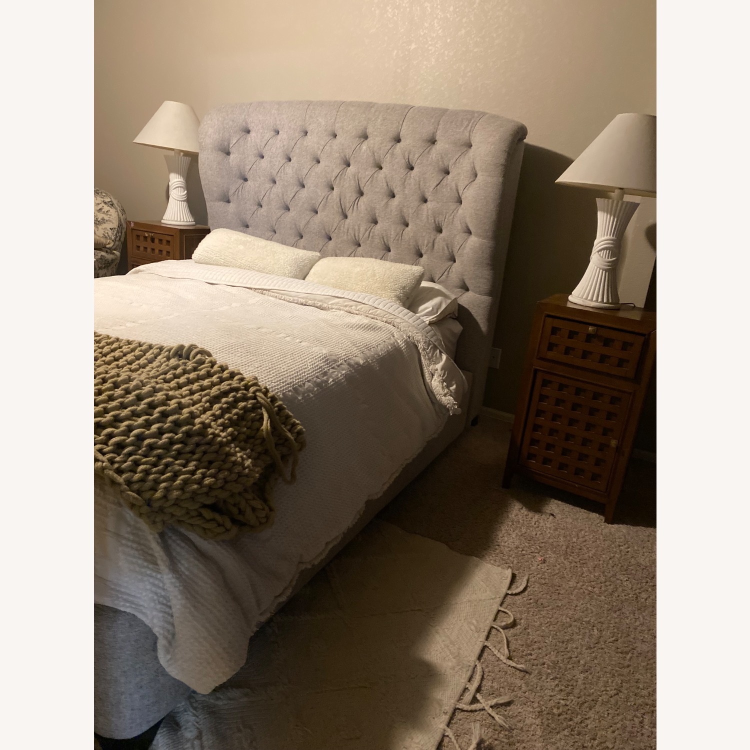 Olympus Queen Upholstered Bed - image-1