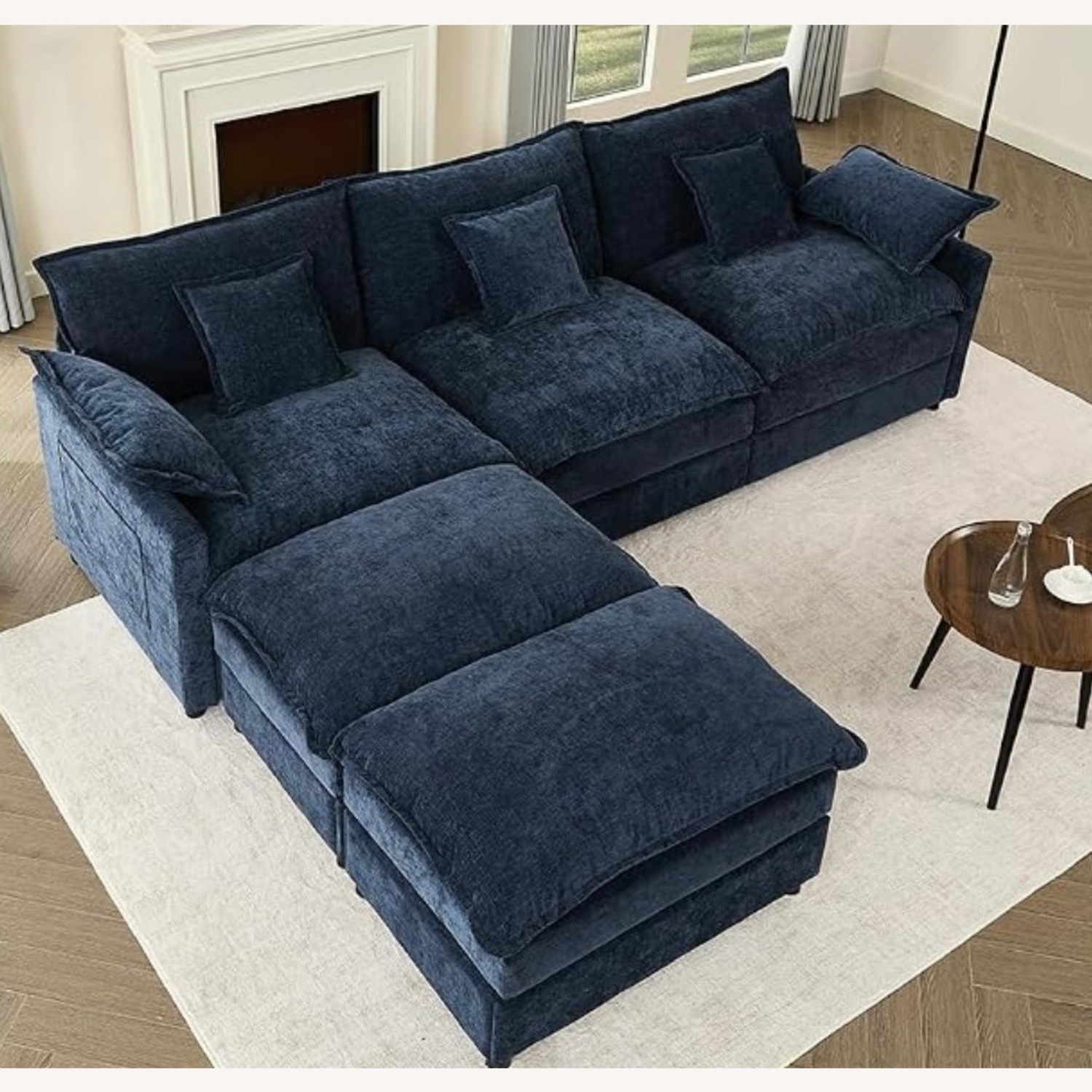 Navy Blue Sofa - image-3