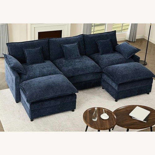 Used Navy Blue Sofa for sale on AptDeco