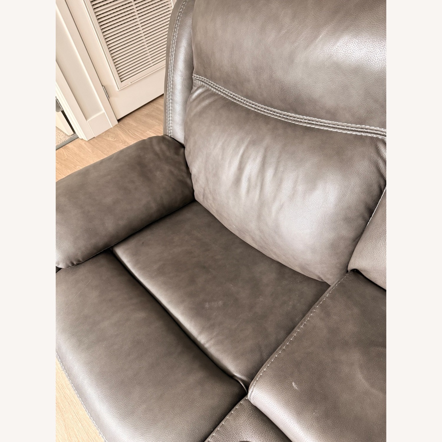 Bob's Discount Furniture Trail Blazer Dark Gray Loveseat - image-5