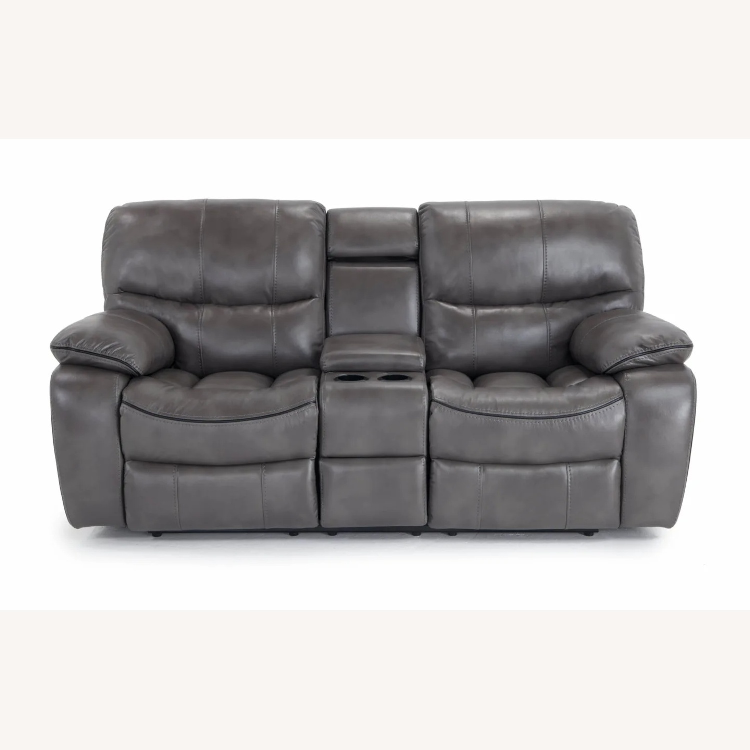 Bob's Discount Furniture Trail Blazer Dark Gray Loveseat - image-8