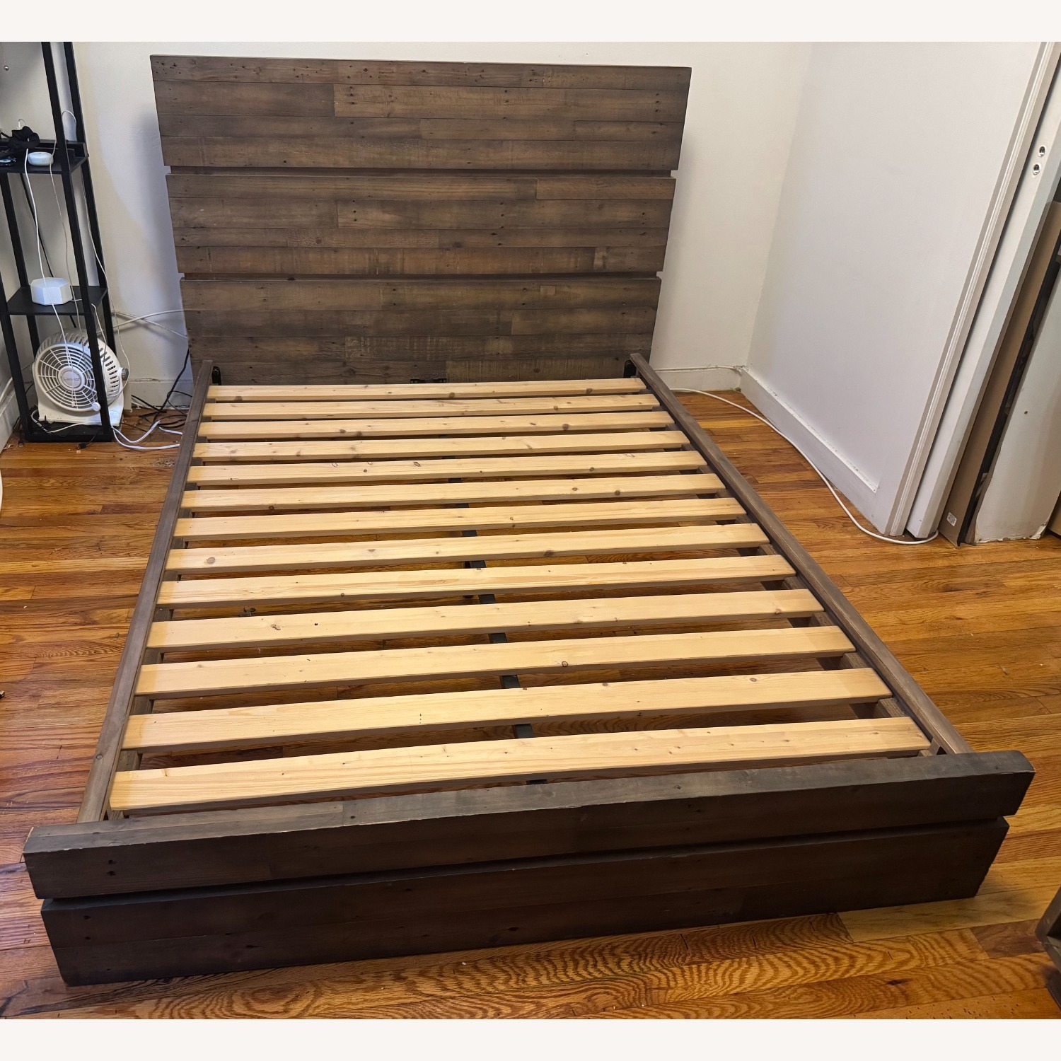 West Elm Emmerson Dark Gray Full Bed - image-1