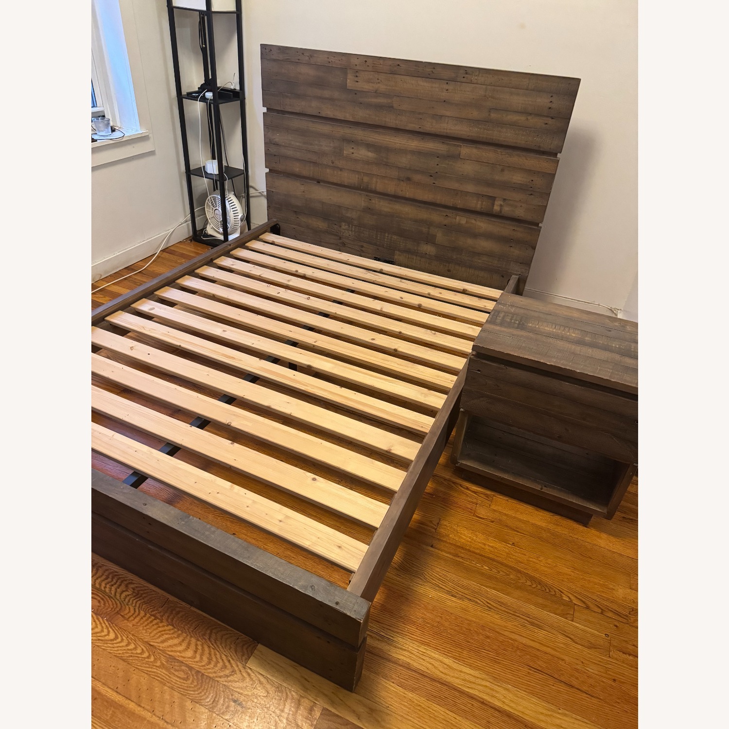 West Elm Emmerson Dark Gray Full Bed - image-2