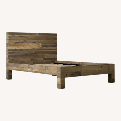 Used West Elm Emmerson Dark Gray Full Bed for sale on AptDeco