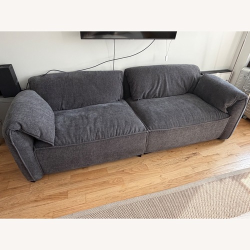 Used Wayfair Dark Gray 2 Seater Sofa for sale on AptDeco