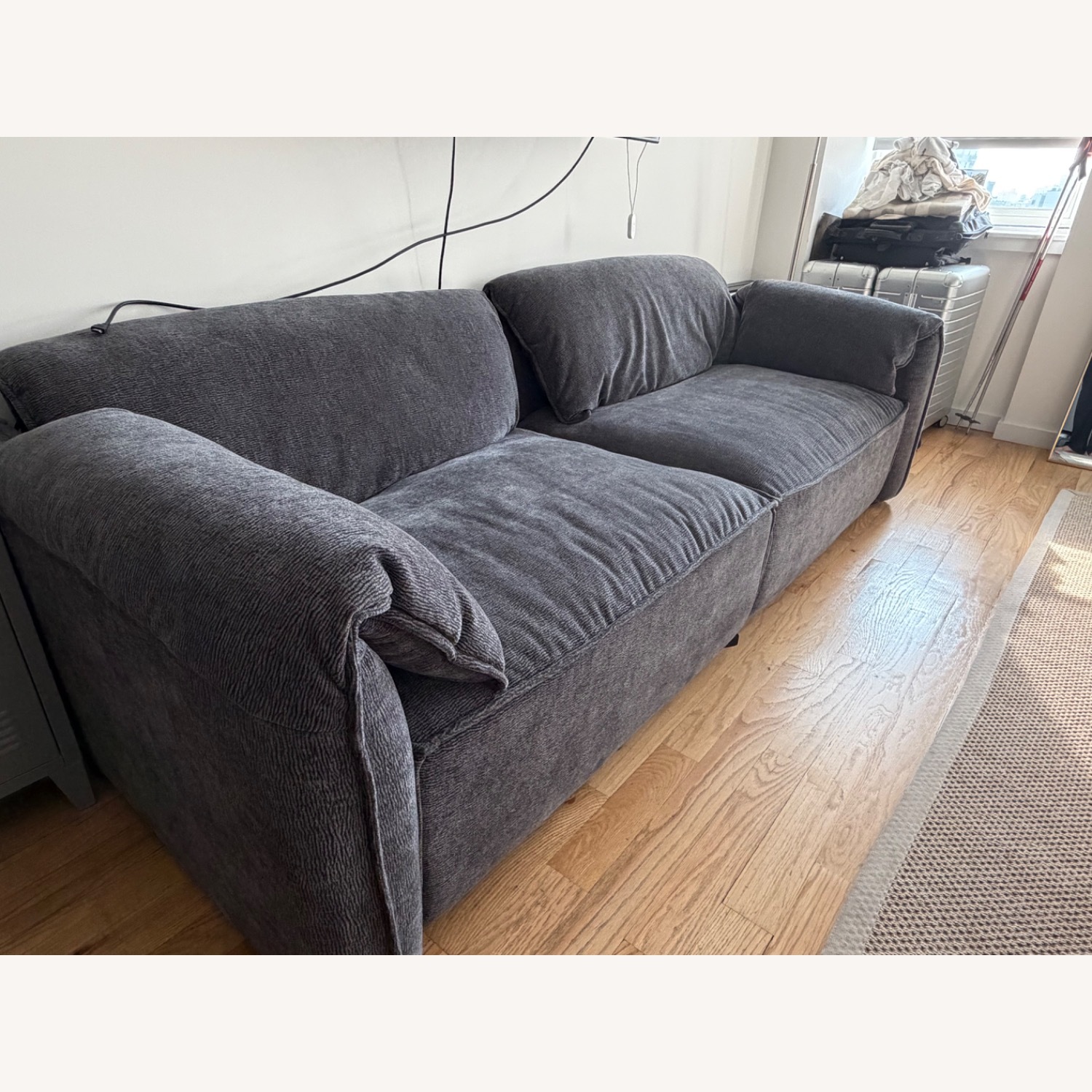 Wayfair Dark Gray 2 Seater Sofa - image-2