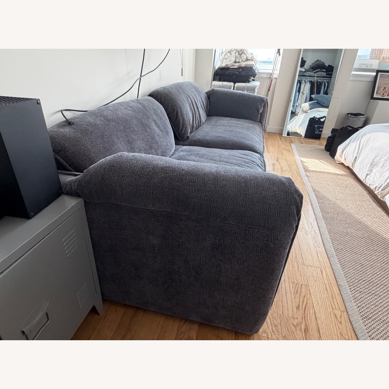 Wayfair Dark Gray 2 Seater Sofa - image-3