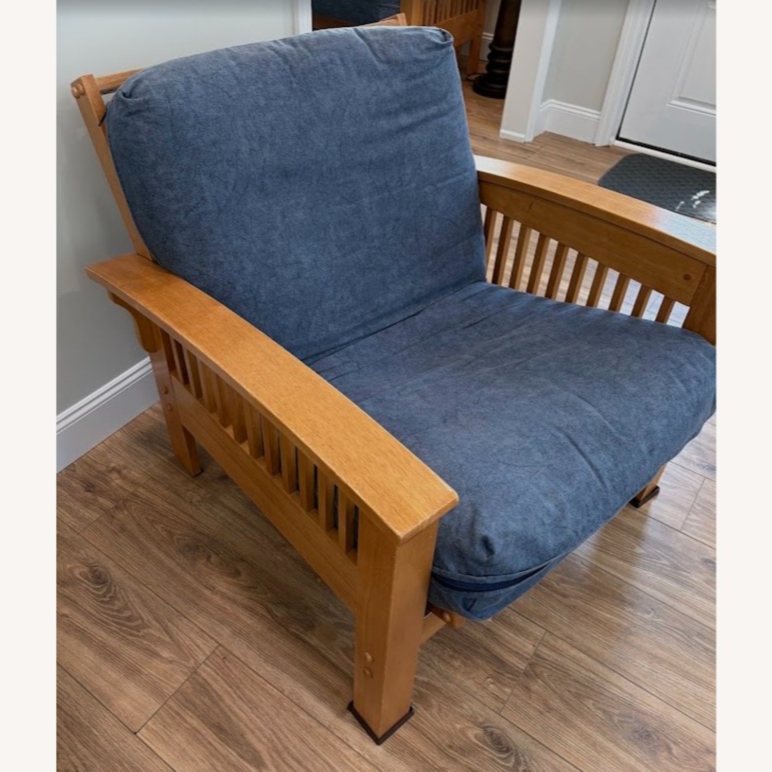 Futon Sofa & Futon Chair - Sold as a Pair - image-5