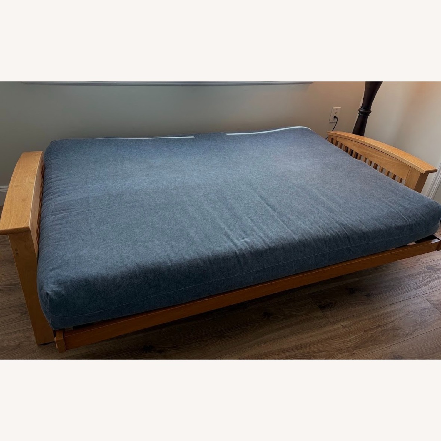 Futon Sofa & Futon Chair - Sold as a Pair - image-2