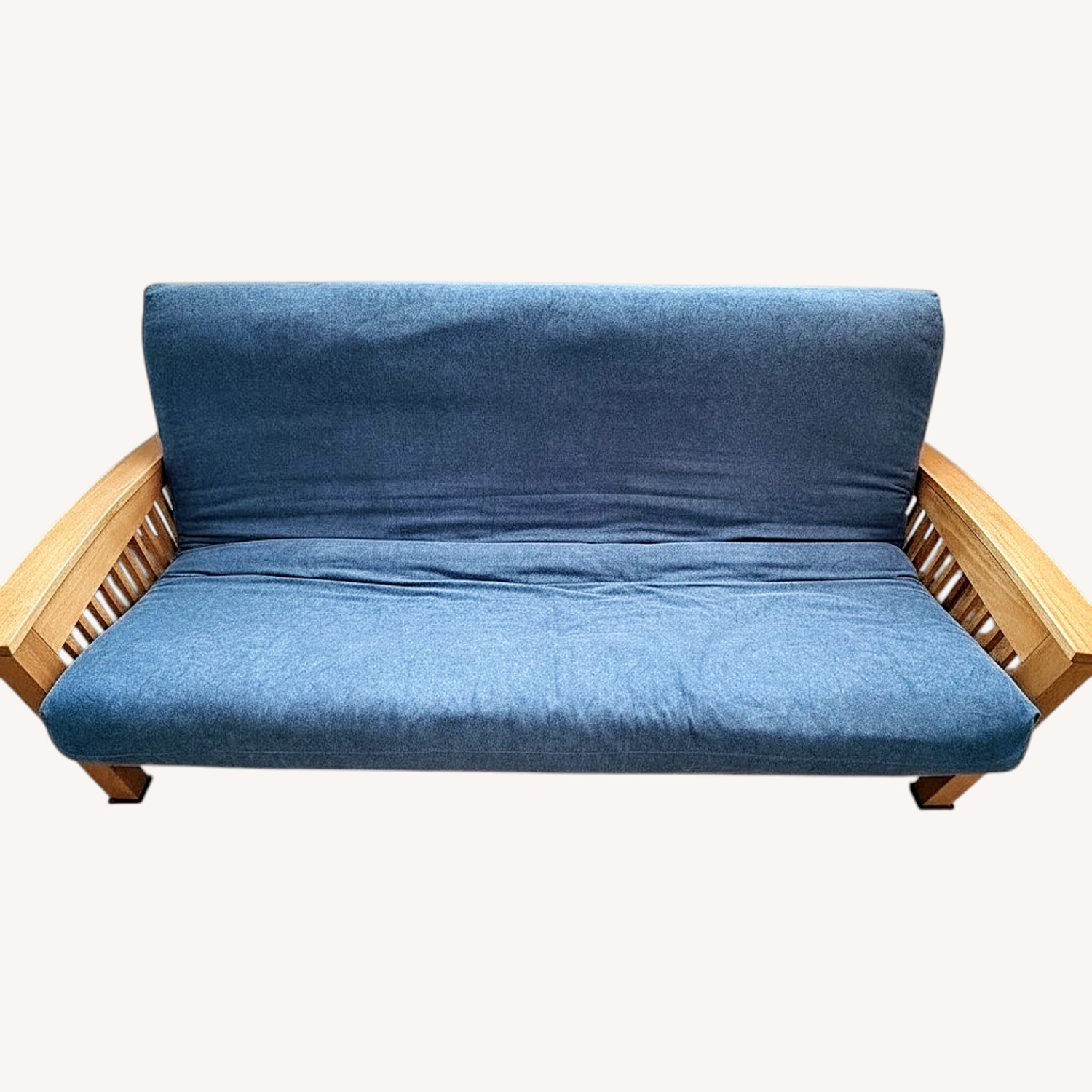 Futon Sofa & Futon Chair - Sold as a Pair - image-0
